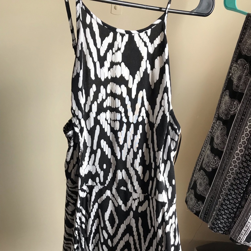Black and white dress